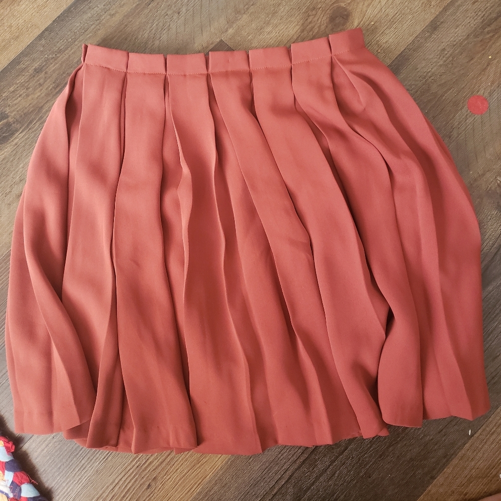 Coral Forever 21 Skirt